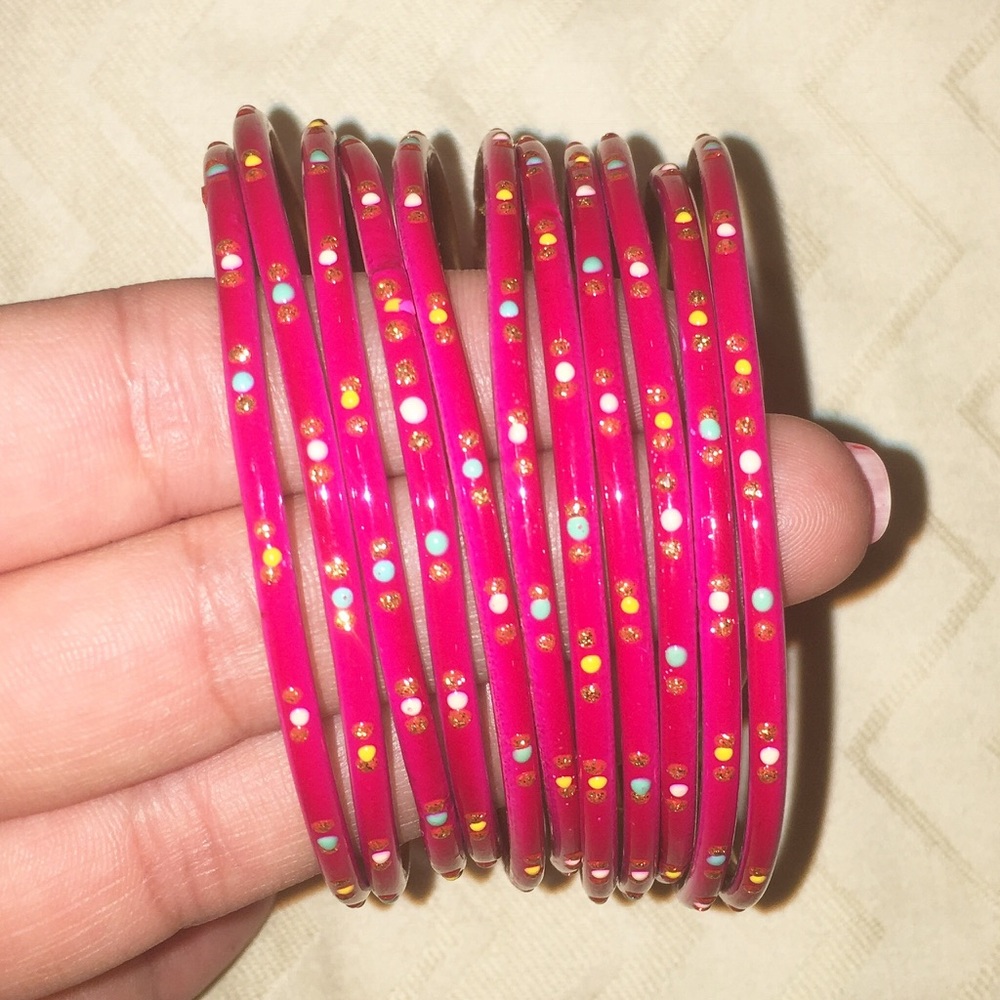 SET OF 11 BANGLES FROM INDIA - Picture 3 of 3